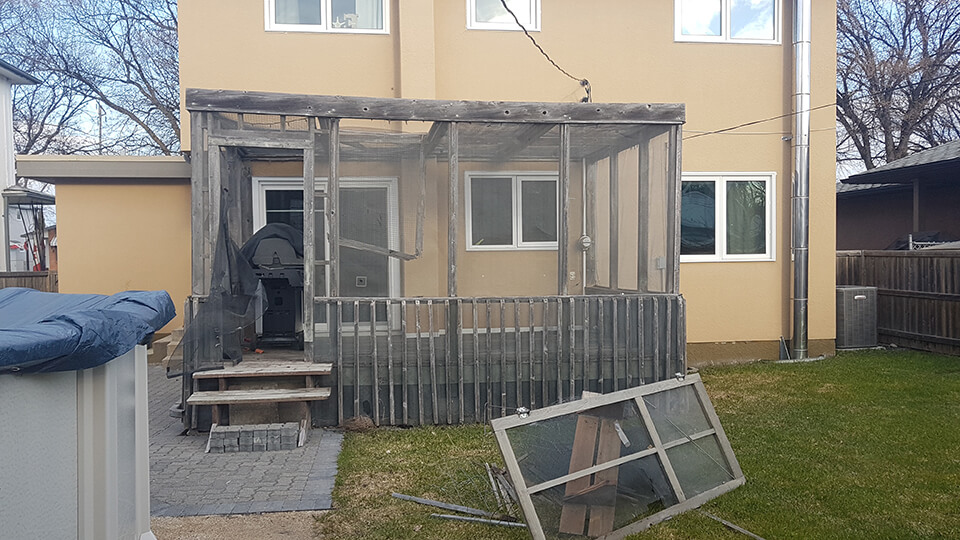 Campbell Exterior Renovation - Exterior Renovations Winnipeg - All Canadian Renovations Ltd.