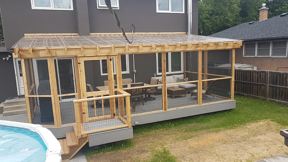 Campbell Exterior Renovation - Exterior Renovations Winnipeg - All Canadian Renovations Ltd.