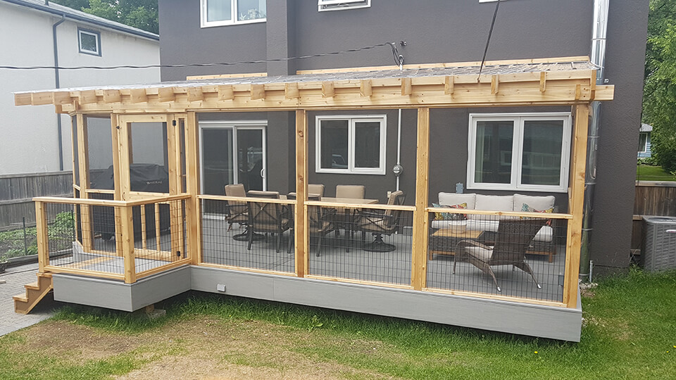 Campbell Exterior Renovation - Exterior Renovations Winnipeg - All Canadian Renovations Ltd.