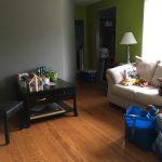 living room awaiting clean out and then demolition to get this renovation going