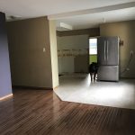 The big dog checking out our renovation on his house