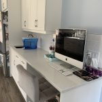 modern kitchen renovation winnipeg computer area in new kitchen renovation complete on time