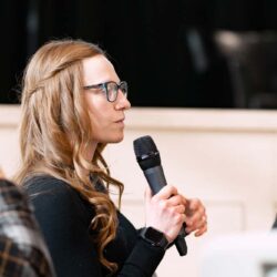 woman speaking