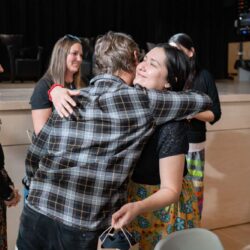 people hugging